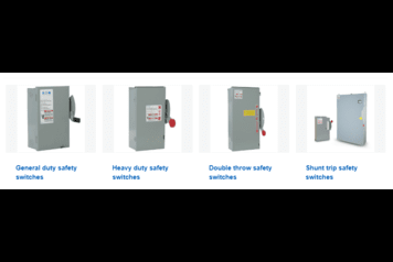 Eaton Safety Switches and disconnects