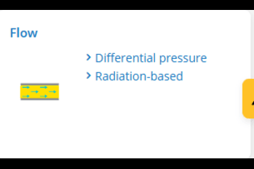 Measuring technique for flow rate measurement