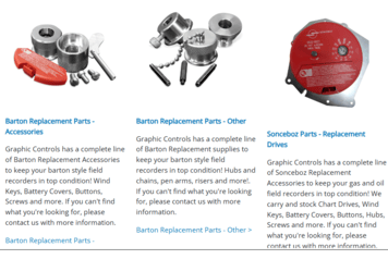 Chart Drives & Recorder Parts